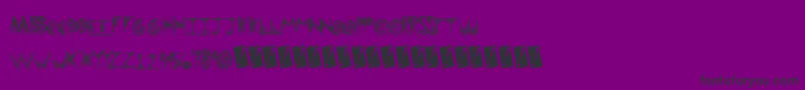 Blackwidow Font – Black Fonts on Purple Background