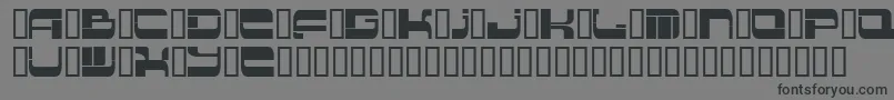 Шрифт Insert 2 – чёрные шрифты на сером фоне