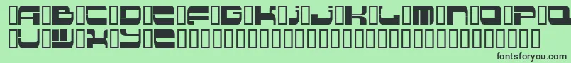 Insert 2 Font – Black Fonts on Green Background