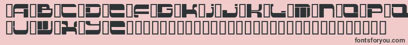 Insert 2 Font – Black Fonts on Pink Background