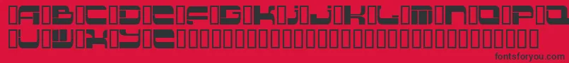 Insert 2 Font – Black Fonts on Red Background
