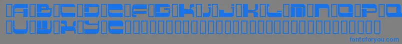 Шрифт Insert 2 – синие шрифты на сером фоне