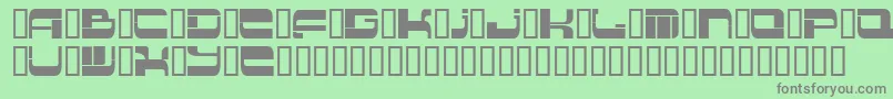 フォントInsert 2 – 緑の背景に灰色の文字
