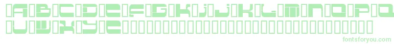 Insert 2-Schriftart – Grüne Schriften auf weißem Hintergrund
