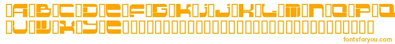 Шрифт Insert 2 – оранжевые шрифты на белом фоне