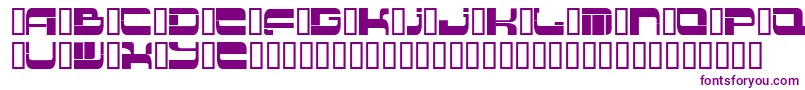Insert 2-fontti – violetit fontit valkoisella taustalla