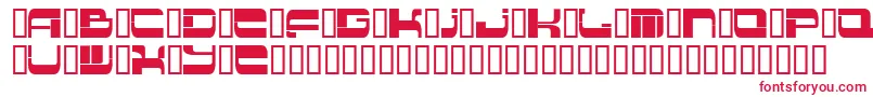 Шрифт Insert 2 – красные шрифты на белом фоне
