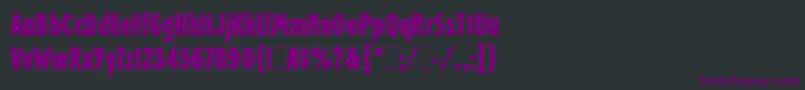 More about RegattaCondensedLetPlain.1.0 Font RegattaCondensedLetPlain.1.0 Font – Purple Fonts on Black Background