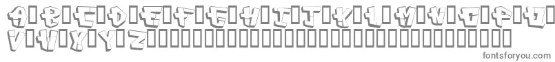 Capconst Font – Gray Fonts on White Background