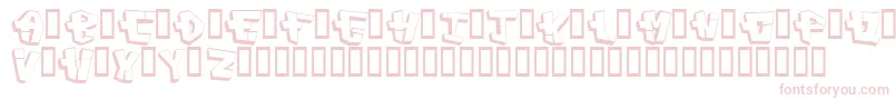 フォントCapconst – ピンクのフォント