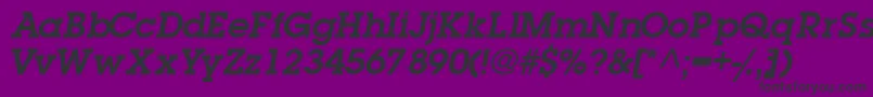 TorrentgraphicsskSemibolditalic Font – Black Fonts on Purple Background