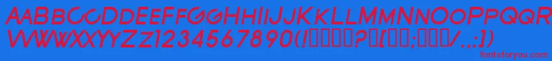 En savoir plus sur la police SfNewRepublicScBoldItalic Police SfNewRepublicScBoldItalic – polices rouges sur fond bleu