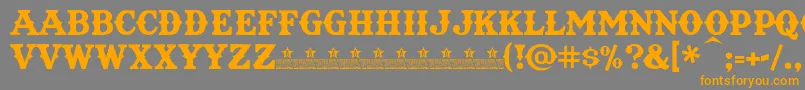 En savoir plus sur la police TexatBoldPersonalUse Police TexatBoldPersonalUse – polices orange sur fond gris