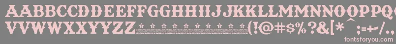 TexatBoldPersonalUse Font – Pink Fonts on Gray Background