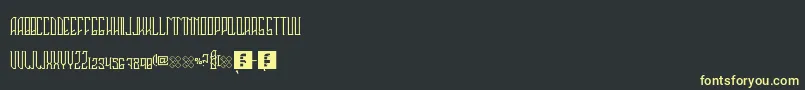 Sahaquiel Font – Yellow Fonts on Black Background