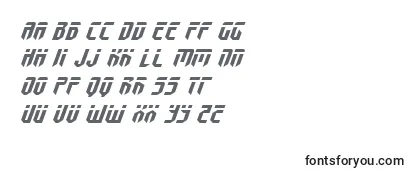 Schriftart FedyralExpandedItalic
