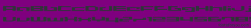 Lvdcd Font – Black Fonts on Purple Background