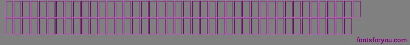 Шрифт FsHilalBorder – фиолетовые шрифты на сером фоне