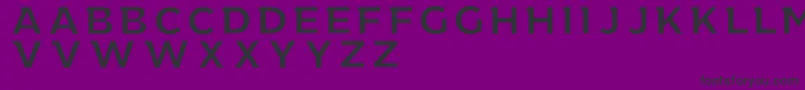 TheRealWorld Font – Black Fonts on Purple Background