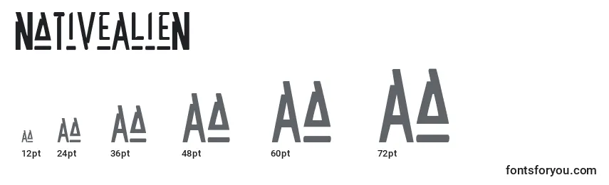 NativeAlien Font Sizes