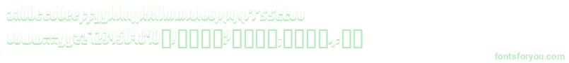 10 ffy Font – Green Fonts on White Background