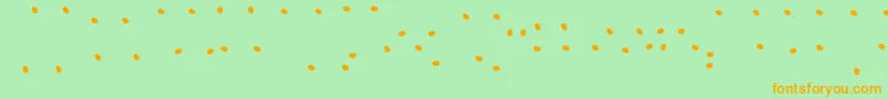Lisätietoja JuicyFruityHighlights-fontista JuicyFruityHighlights-fontti – oranssit fontit vihreällä taustalla