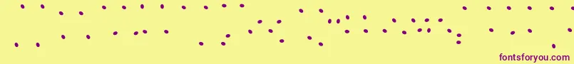 En savoir plus sur la police JuicyFruityHighlights Police JuicyFruityHighlights – polices violettes sur fond jaune