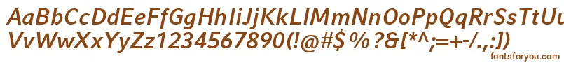 CompatilFactLtComBoldItalic Font – Brown Fonts