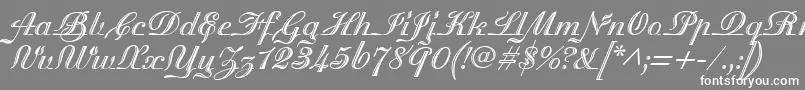 MadisonianEngraved Font – White Fonts on Gray Background