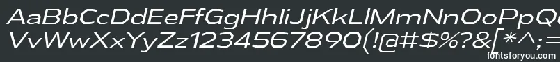 AthabascaExBkItフォントについての詳細 フォントAthabascaExBkIt – 白い文字