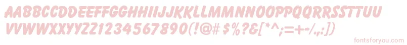 フォントBatavinRegular – ピンクのフォント