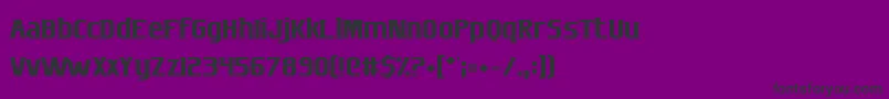 SconesAndCrossbows Font – Black Fonts on Purple Background