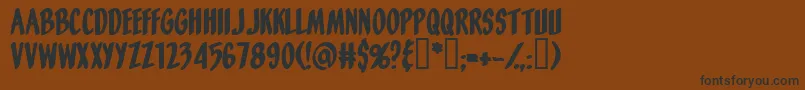 More about Orangefizz Font Orangefizz Font – Black Fonts on Brown Background