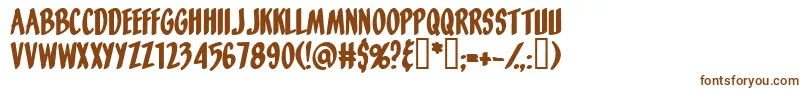 Orangefizz Font – Brown Fonts on White Background
