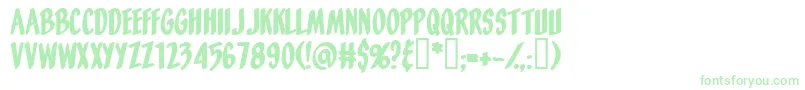 Orangefizz Font – Green Fonts on White Background