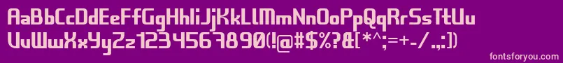 ErkntitlefontV2 Font – Pink Fonts on Purple Background