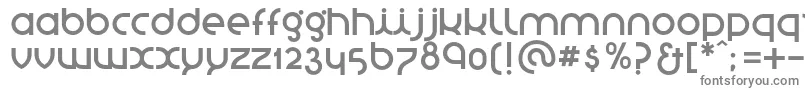 フォントStNovasans – 白い背景に灰色の文字