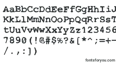 Stempel font – typewriter Fonts