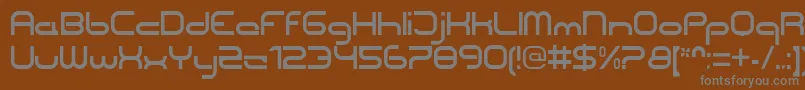 CentreforwardRegular Font – Gray Fonts on Brown Background