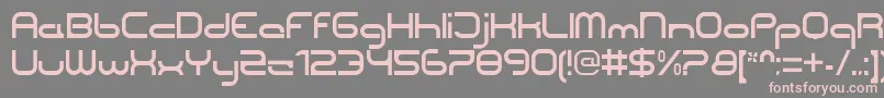 CentreforwardRegular Font – Pink Fonts on Gray Background