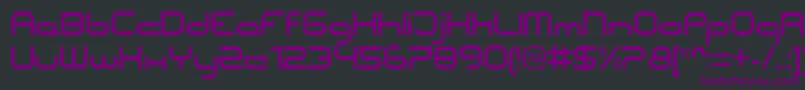 CentreforwardRegular Font – Purple Fonts on Black Background