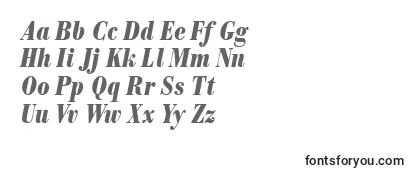ModernbodonicondheavyRegularitalic Font
