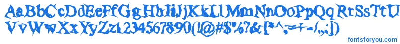 PoltergeistThick Font – Blue Fonts