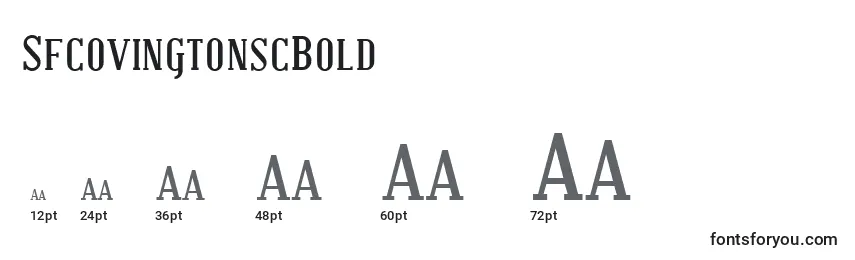 SfcovingtonscBold Font Sizes