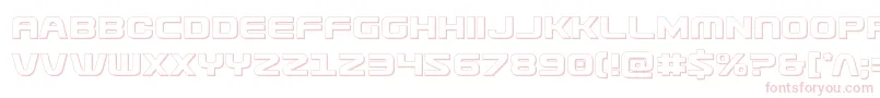 Usuzi3D Font – Pink Fonts on White Background