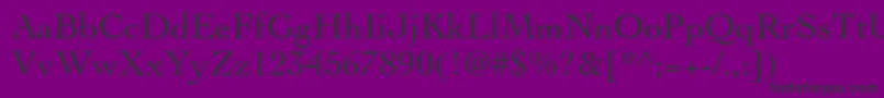 Cochinltstd Font – Black Fonts on Purple Background