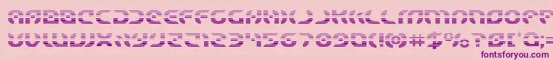 Starfightergrad Font – Purple Fonts on Pink Background