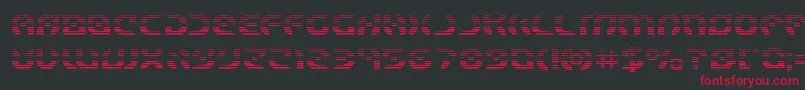 Starfightergrad Font – Red Fonts on Black Background