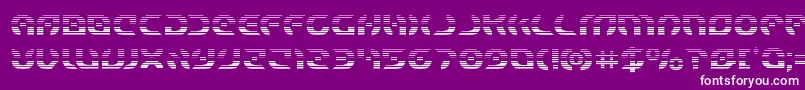 Starfightergrad Font – White Fonts on Purple Background