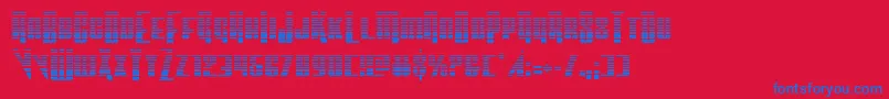 En savoir plus sur la police Vindicatorgrad Police Vindicatorgrad – polices bleues sur fond rouge